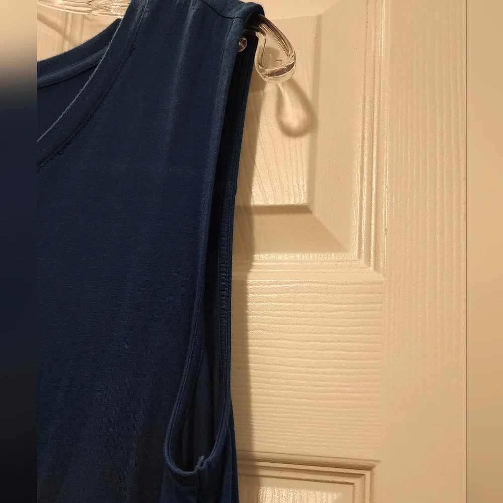 Soft Surroundings Eden Tiered Tunic Tank • High-Low Hem • Relaxed Fit • XLarge - Picture 4 of 8